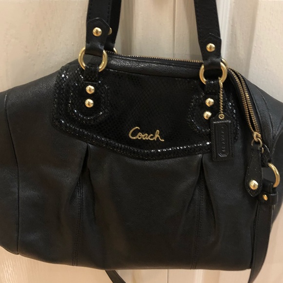 Black coach bag - Picture 2 of 3